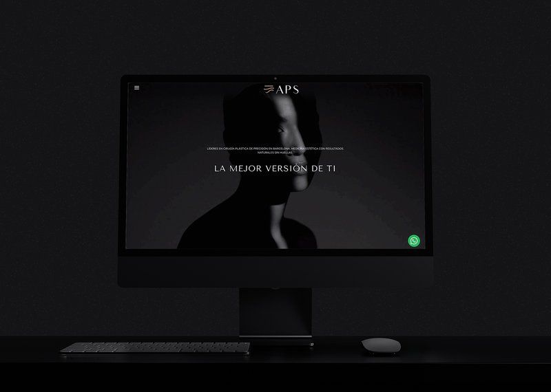 APS Barcelona — Transmitir experiencia y profesionalidad de la clínica.